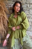 Larc Poet Blouse Olive